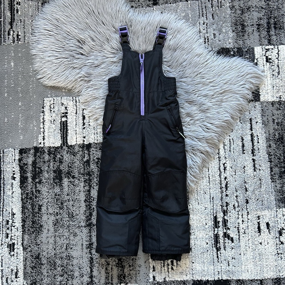 Champion Youth Purple Accented Snow Bib Overalls Size XS (4/5)